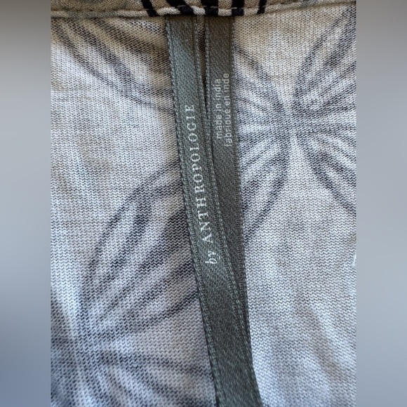 Anthropologie Terri Embroidered Peasant Boho Top Mixed Print Size Oversized - Picture 4 of 4